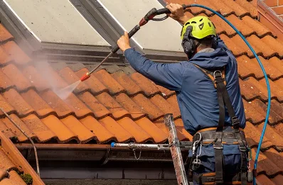 Démoussage et hydrofuge de toiture à Dorans
